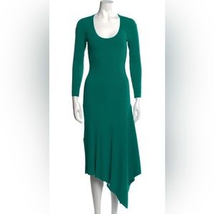 A.L.C. Green knit midi dress